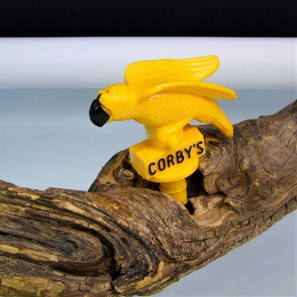 Corby's Whisky Yellow Parrot Liquor Bottle Stopper
